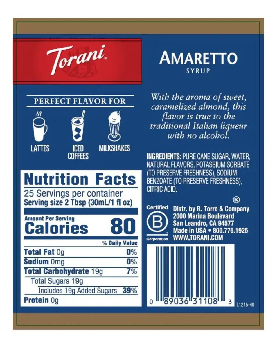 Amaretto Syrup