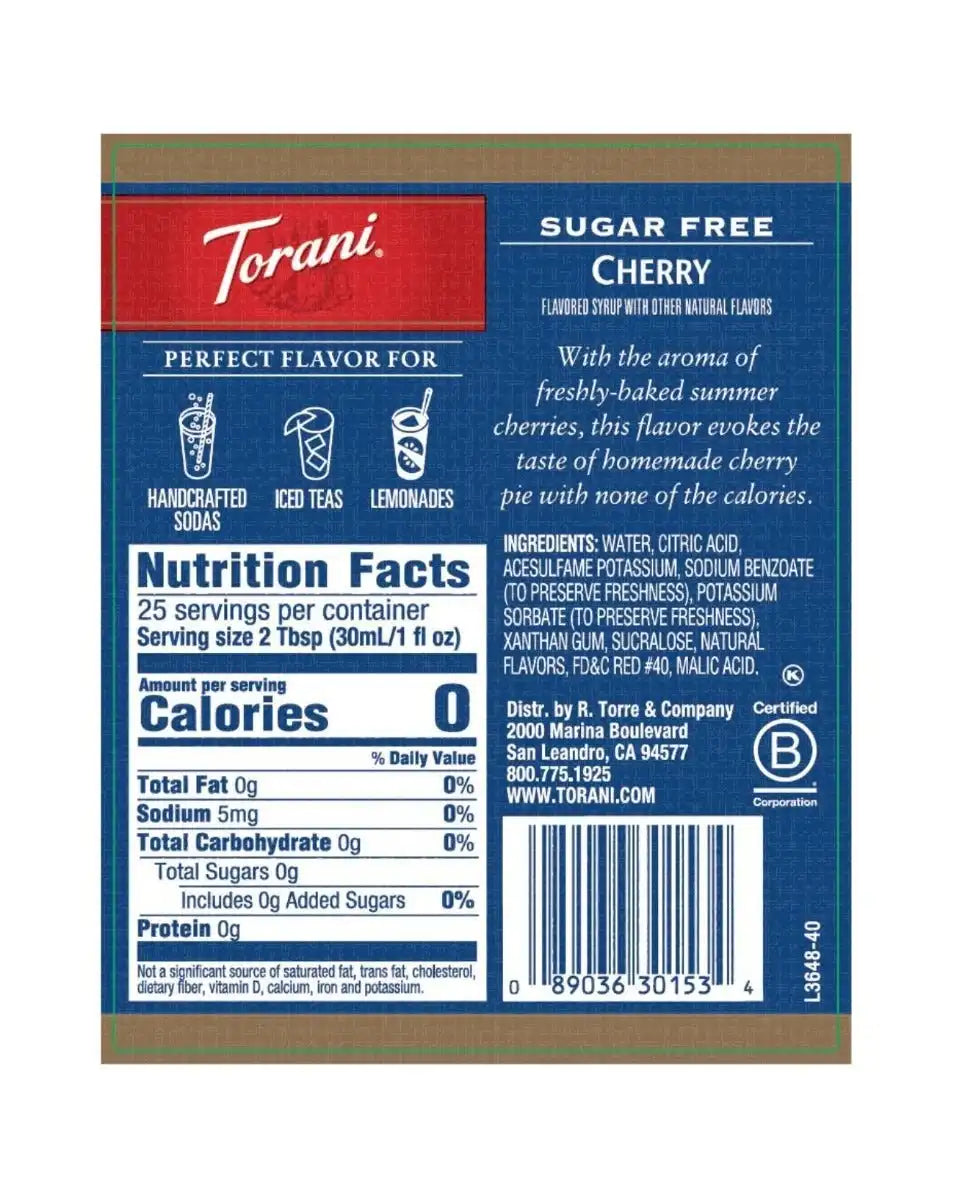 Sugar Free Cherry | Sugar Free Flavored Syrups