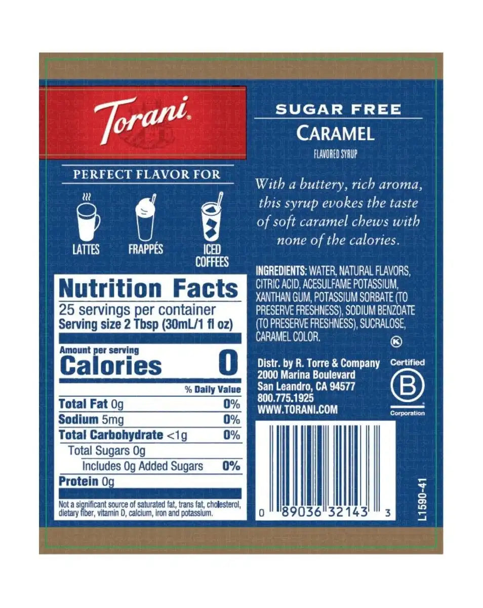 Sugar Free Caramel Syrup