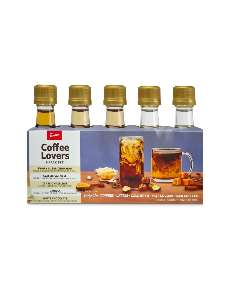Coffee Lovers 50 ml 5-pack Variety Pack Syrup