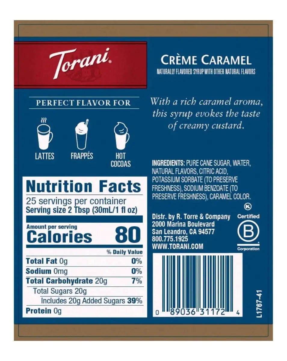 Crème Caramel Syrup